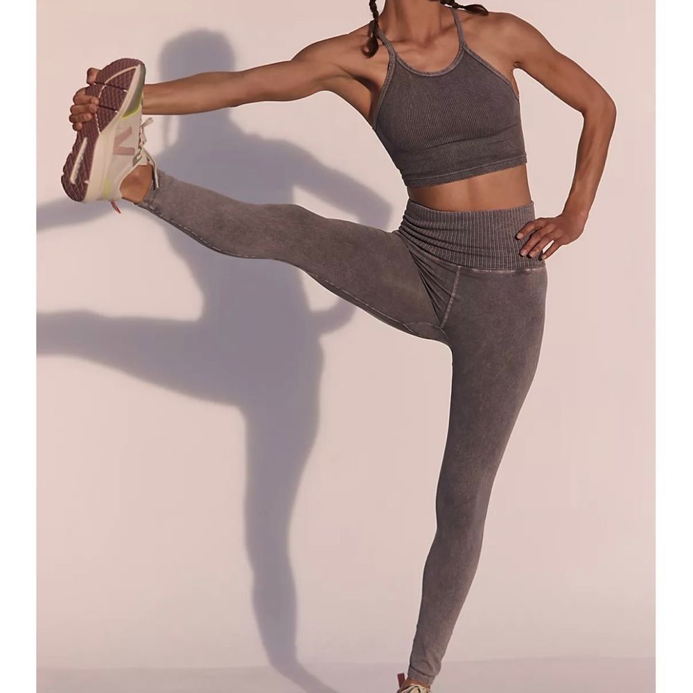 NWOT Free People Good Karma 7/8 Legging XS/S MSRP $158 - Picture 4 of 15